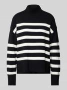 Only Loose Fit Strickpullover mit Stehkragen Modell 'BARIA' in Black, ...