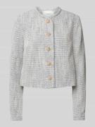 YAS Blazer mit Knopfleiste Modell 'NORALI' in Hellblau, Größe S