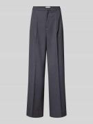 Copenhagen Muse Stoffhose in Melange-Optik in Anthrazit, Größe M
