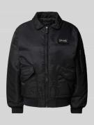 Schott NYC Blouson mit Label-Patch Modell 'DAN' in Black, Größe M