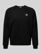 adidas Originals Sweatshirt mit Logo-Stitching in Black, Größe M