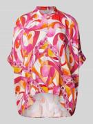 Emily Van den Bergh Bluse mit Allover-Print in Pink, Größe 38