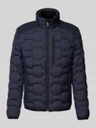 Tom Tailor Regular Fit Steppjacke mit Stehkragen in Marine, Größe L