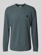 Tom Tailor Regular Fit Sweatshirt aus Baumwoll-Mix in Melange in Rauch...