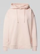 Jake*s Casual Comfort Fit Hoodie mit Statement-Print in Rosa, Größe M