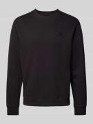 Scotch & Soda Sweatshirt mit gerippten Abschlüssen in Black, Größe L
