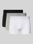 MCNEAL Trunks mit Label-Bund im 3er-Pack in Metallic Black, Größe M