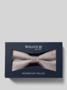 Willen Seidenfliege mit Strukturmuster in Beige, Größe 1