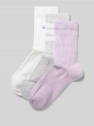 ADIDAS SPORTSWEAR Socken mit Label-Detail im 3er-Pack in Flieder, Größ...