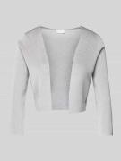Jake*s Cocktail Bolero mit offener Vorderseite in Hellgrau Melange, Gr...