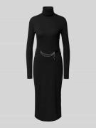 Lauren Ralph Lauren Midikleid mit Applikation Modell 'SACURA' in Black...