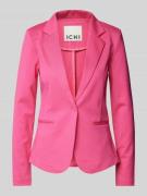 ICHI Shaped Fit Kurzblazer mit Paspeltaschen Modell 'KATE' in Pink, Gr...