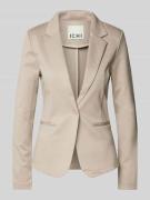 ICHI Shaped Fit Kurzblazer mit Paspeltaschen Modell 'KATE' in Beige, G...