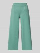 ICHI Wide Leg Stoffhose mit Bundfalten Modell 'KATE' in Mint, Größe M