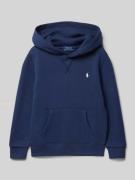 Polo Ralph Lauren Kids Hoodie mit Label-Stitching in Marine, Größe 104