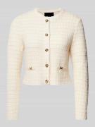 Marc Cain Blazer mit Applikationen in Ecru, Größe 40