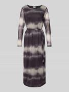 Vila Midikleid mit Bindegürtel Modell 'VOLETTIS MAI' in Black, Größe X...