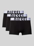 Diesel Trunks mit elastischem Bund im 3er-Pack in Black, Größe XL