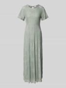 Vila Maxikleid mit Häkelspitze Modell 'EMMA' in Schilf, Größe S
