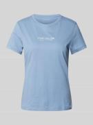 Tom Tailor Regular Fit T-Shirt aus reiner Bio-Baumwolle in Bleu, Größe...