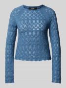 Vero Moda Regular Fit Strickpullover aus Ajour-Strick Modell 'NEW FABI...
