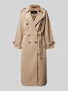 Vero Moda Taillierter Trenchcoat mit Riegeln Modell 'CHLOE' in Sand, G...