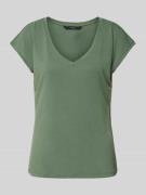 Vero Moda Comfort Fit T-Shirt mit Modal-Anteil Modell 'FILLI' in Schil...