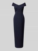 Lauren Ralph Lauren Abendkleid mit Gehschlitz Modell 'IRENE' in Dunkel...