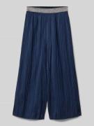 s.Oliver RED LABEL Loose Fit Weite Hose mit Effektgarnbund in Marine, ...