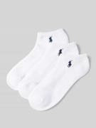 Polo Ralph Lauren Sneakersocken mit Label-Detail im 3er-Pack in Weiss,...