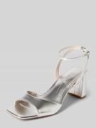 Buffalo Sandalette mit Blockabsatz Modell 'APRIL' in Silber, Größe 36