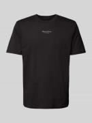 Marc O'Polo Regular Fit T-Shirt aus reiner Baumwolle in Black, Größe L