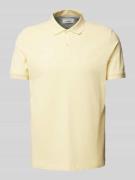 s.Oliver RED LABEL Regular Fit Poloshirt aus Baumwoll-Piqué in Hellgel...