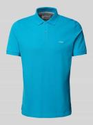 s.Oliver RED LABEL Regular Fit Poloshirt aus Baumwoll-Piqué in Ocean, ...