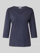 s.Oliver RED LABEL Regular Fit 3/4-Shirt aus Baumwoll-Mix-Jersey mit V...