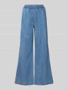 Smith and Soul Stoffhose mit elastischem Bund in Blau, Größe L