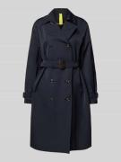 Betty Barclay Trenchcoat mit Umlegekragen in Marine, Größe 40