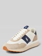 Polo Ralph Lauren Sneaker aus Leder-Mix Modell 'TRAIN' in Weiss, Größe...