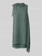 Vera Mont Knielanges Cocktailkleid mit Knotendetail in Gruen, Größe 50