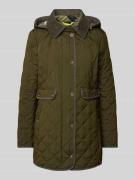 Gil Bret Steppjacke mit Kapuze in Oliv, Größe 36
