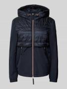 Gil Bret Jacke mit Zweiwege-Reißverschluss in Marine, Größe 38