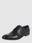 bugatti Schnürschuhe aus Leder in Black, Größe 40