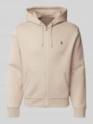 Polo Ralph Lauren Regular Fit Sweatjacke mit Baumwolle in Beige, Größe...