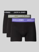 Jack & Jones Trunks mit elastischem Label-Bund Modell 'AXEL' im 3er-Pa...