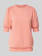Soyaconcept Sweatshirt mit gerippten Abschlüssen in Pink, Größe L