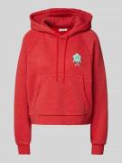 American Vintage Hoodie mit Motiv-Print Modell 'DOVEN' in Rot, Größe L