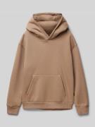 CARS JEANS Hoodie mit Label-Detail Modell 'ORLA' in Taupe, Größe 152