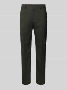 SELECTED HOMME Slim Fit Anzughose mit Bügelfalten Modell 'NEIL' in Oli...