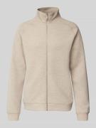 Casual Friday Sweatjacke mit Reißverschluss Modell 'SIGURD' in Beige, ...