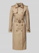 Lauren Ralph Lauren Trenchcoat mit Taillengürtel in Beige, Größe L